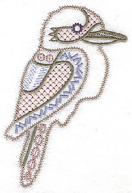 Picture of Artistic Kookaburra Machine Embroidery Design
