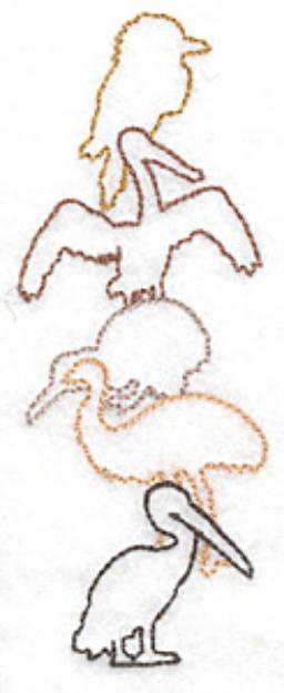 Picture of Birds of Australia Machine Embroidery Design