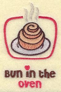 Picture of Bun in the Oven Machine Embroidery Design