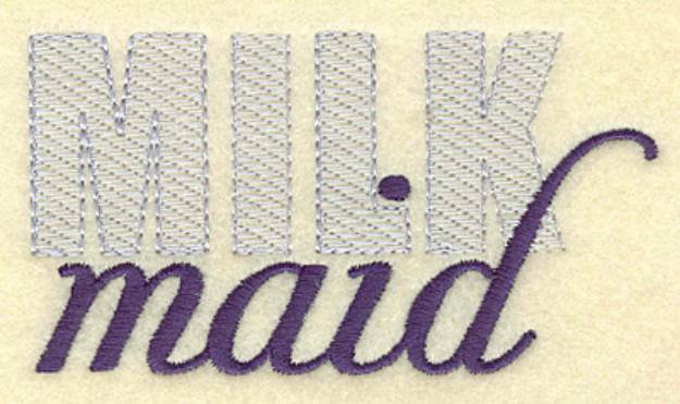 Picture of Milk Maid Machine Embroidery Design
