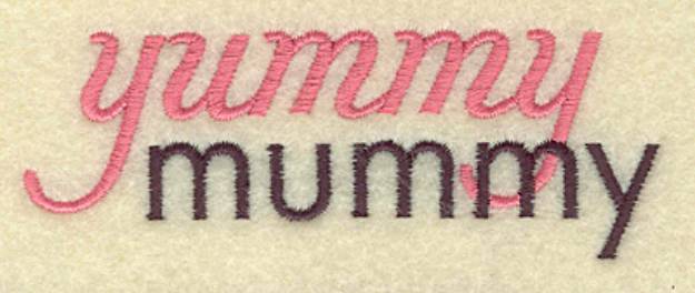Picture of Yummy Mummy Machine Embroidery Design