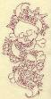 Picture of Love is Pain Redwork Machine Embroidery Design