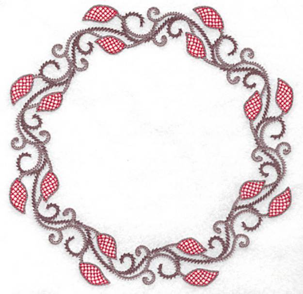 Picture of Circle of Vines Machine Embroidery Design