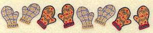 Picture of Mittens Border Machine Embroidery Design