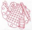Picture of Quilters Grid Board Machine Embroidery Design