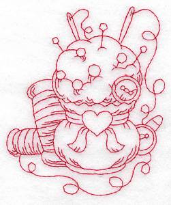 Picture of Pin Cushion & Thread Machine Embroidery Design