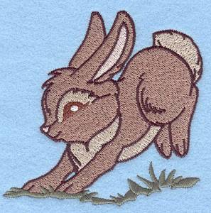 Picture of Hopping Bunny Machine Embroidery Design