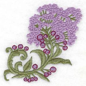 Picture of Lilacs Machine Embroidery Design