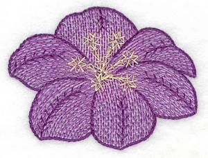 Picture of Floral Blossom Machine Embroidery Design
