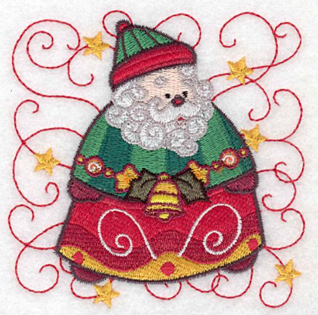 Picture of Santa B Machine Embroidery Design