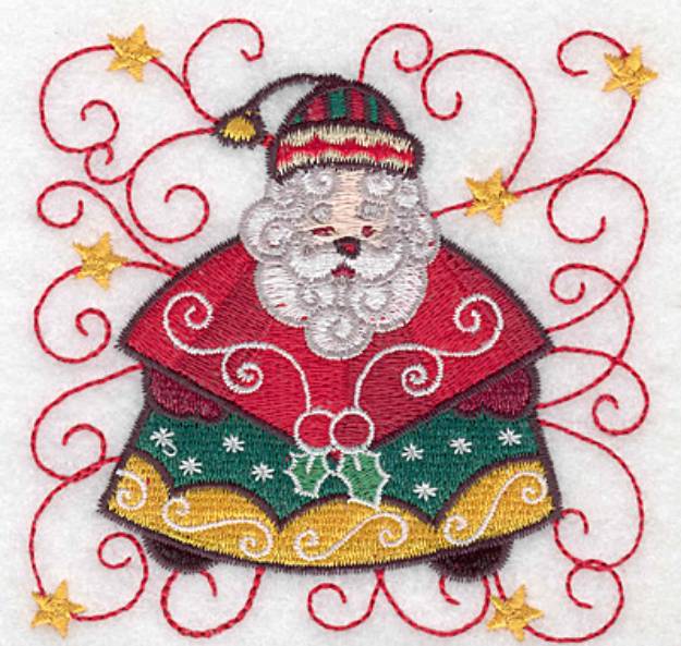 Picture of Santa C Machine Embroidery Design