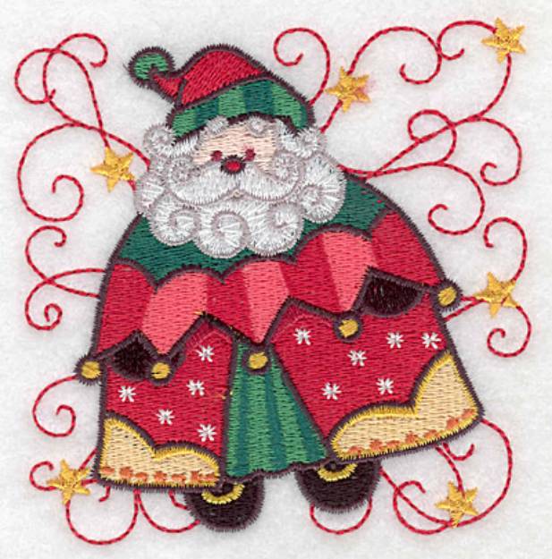 Picture of Santa F Machine Embroidery Design