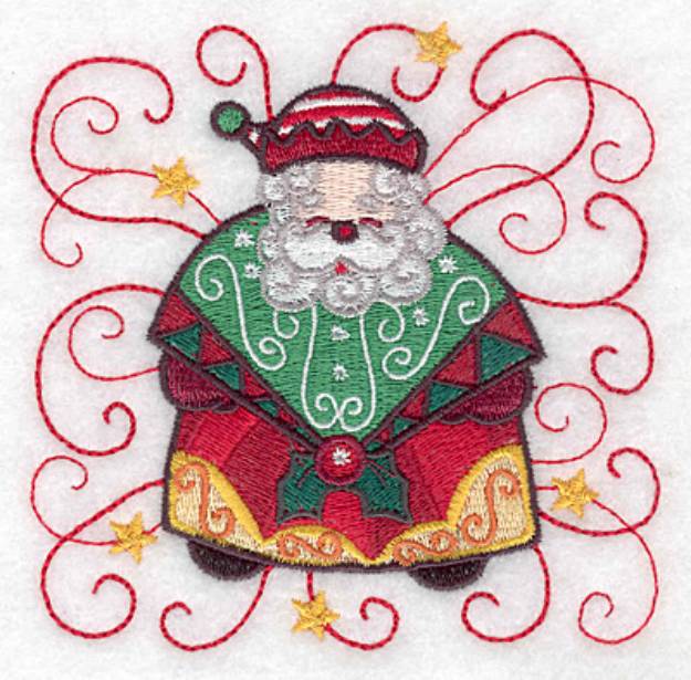 Picture of Santa I Machine Embroidery Design