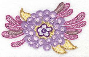 Picture of Patchwork Flower Machine Embroidery Design