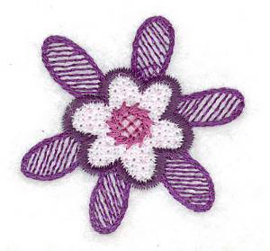 Picture of Patchwork Mini Flower Machine Embroidery Design