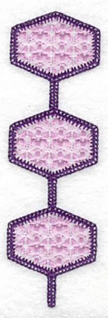 Picture of Hexagon Trio Machine Embroidery Design