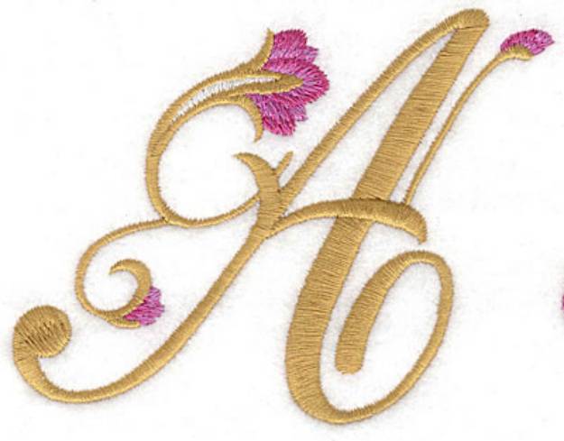 Picture of A Floral Machine Embroidery Design