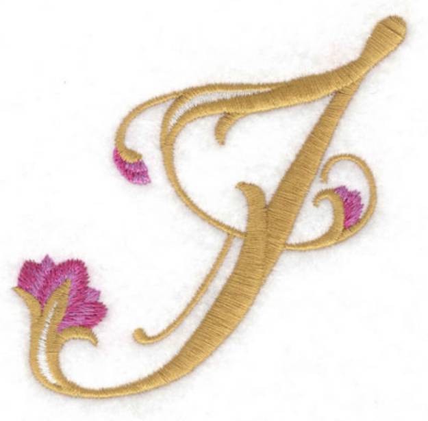 Picture of I Floral Machine Embroidery Design