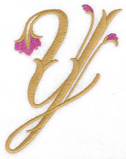 Picture of Y Floral Machine Embroidery Design