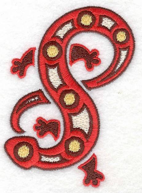 Picture of Gecko A Machine Embroidery Design