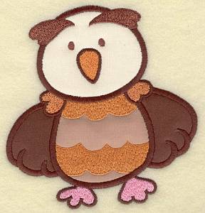 Picture of Owl Triple Applique Machine Embroidery Design