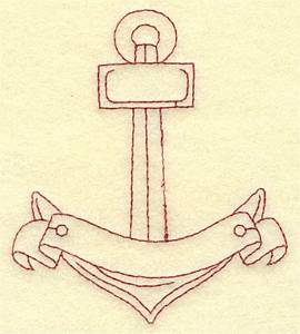 Picture of Anchor Redwork Machine Embroidery Design