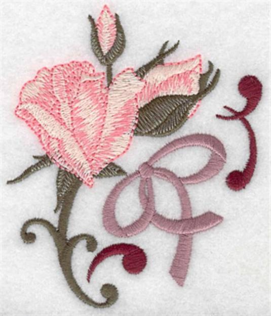 Picture of Rose And Buds Machine Embroidery Design