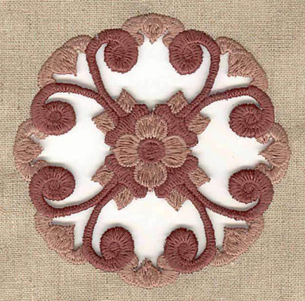 Picture of Floral Cutwork Machine Embroidery Design