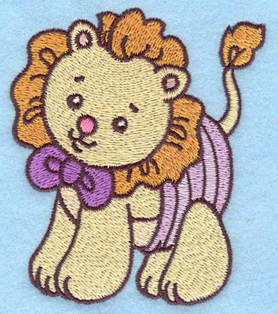 Picture of Baby Lion Machine Embroidery Design