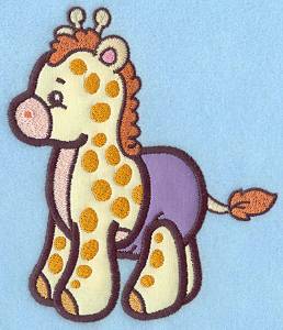 Picture of Baby Giraffe Applique Machine Embroidery Design