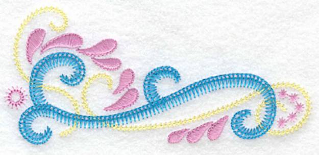Picture of Double Swirl A Machine Embroidery Design