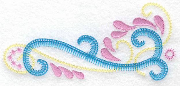 Picture of Double Swirl B Machine Embroidery Design