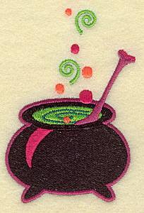 Picture of Witches  Cauldron Machine Embroidery Design