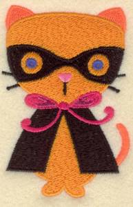 Picture of Cat In Costume Machine Embroidery Design