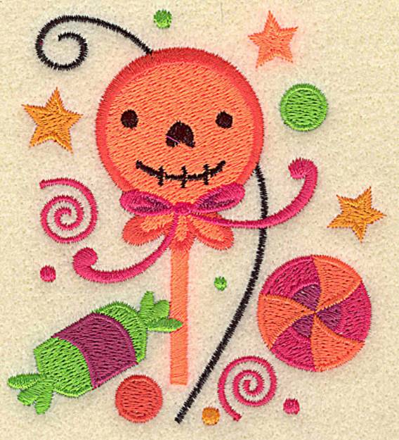 Picture of Halloween Treats Machine Embroidery Design