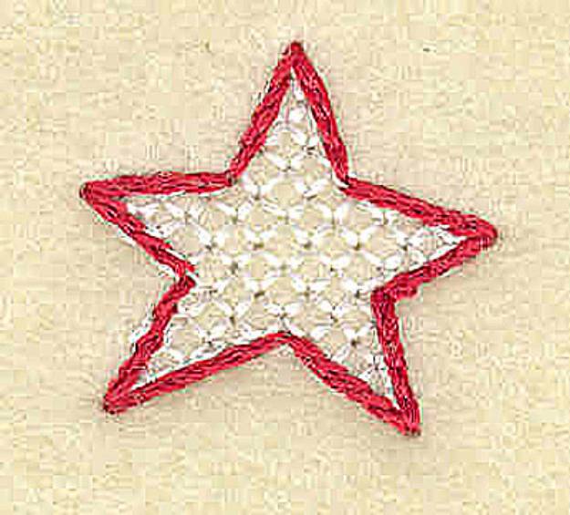 Picture of Period star Machine Embroidery Design