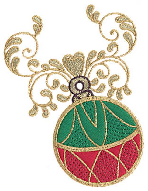 Picture of Ornament  Applique Machine Embroidery Design