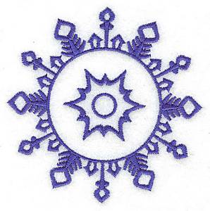 Picture of Snowflake 8 Machine Embroidery Design