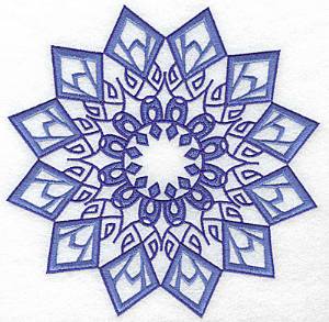 Picture of Snowflake 1 Large Machine Embroidery Design
