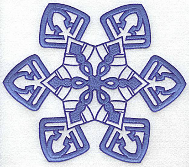 Picture of Snowflake 7 Large Machine Embroidery Design