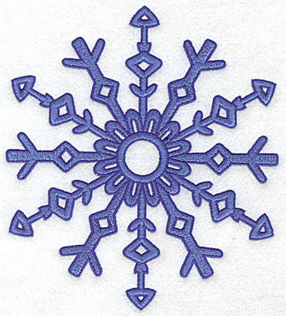 Picture of Snowflake 9 Large Machine Embroidery Design