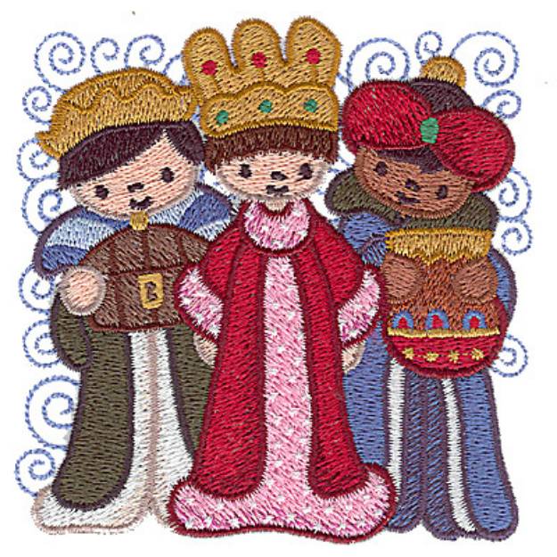 Picture of Nativity Wise Men Machine Embroidery Design