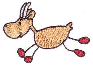 Picture of Goat Machine Embroidery Design