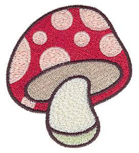 Picture of Toadstool Machine Embroidery Design