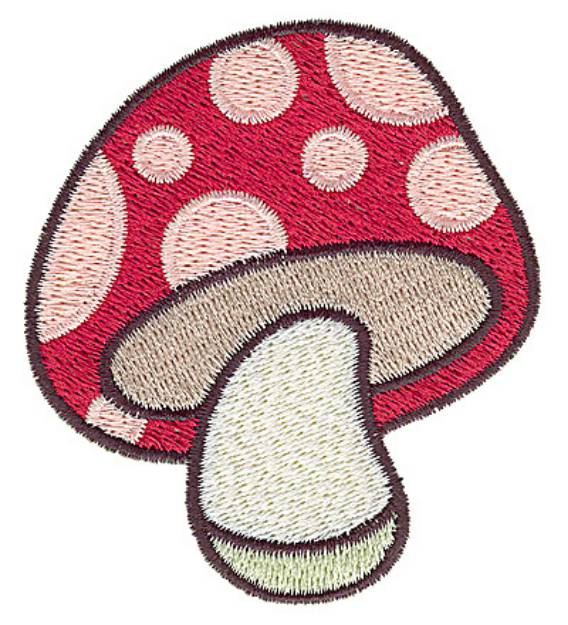 Picture of Toadstool Machine Embroidery Design