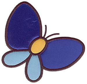 Picture of Triple Applique Butterfly Machine Embroidery Design