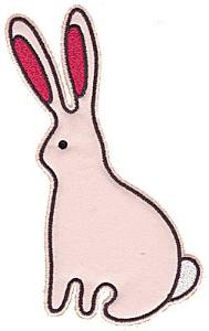 Picture of Rabbit Applique Machine Embroidery Design