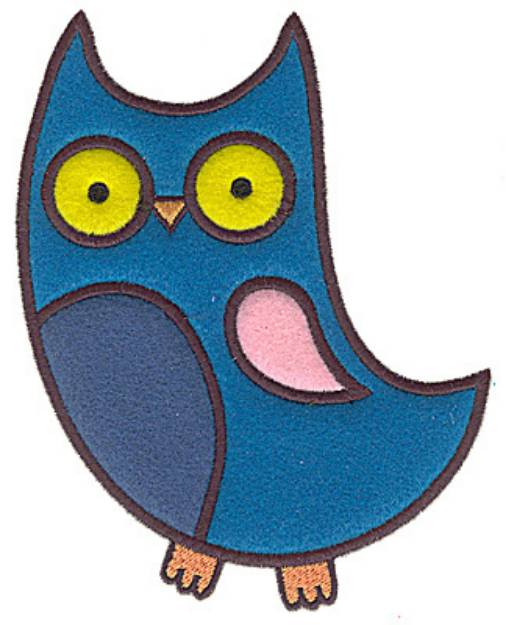 Picture of Four Applique Owl Machine Embroidery Design