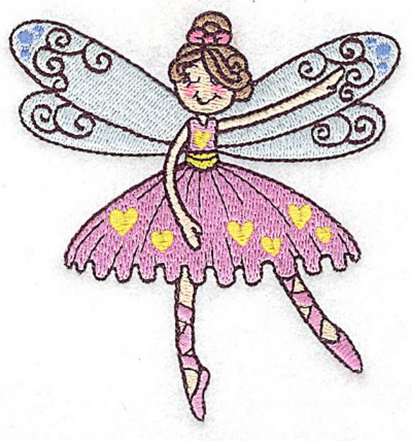 Picture of Dancing Fairy Machine Embroidery Design