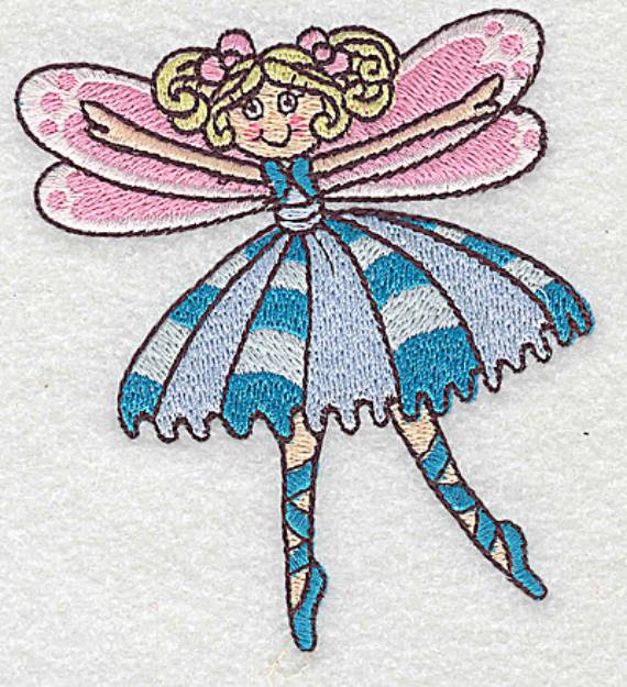 Picture of Elegant Fairy Machine Embroidery Design
